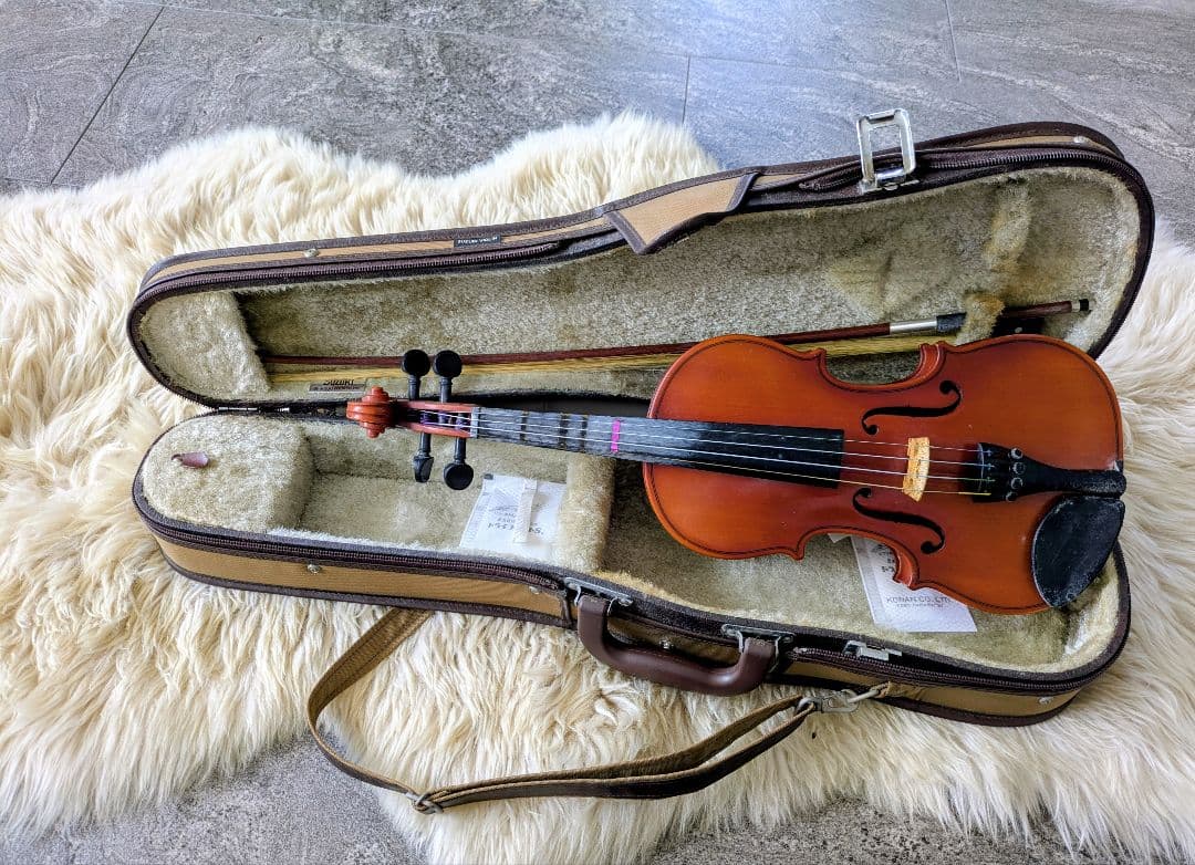 【SUZUKI No.200 1/2サイズ】バイオリンセット ケース　2002年