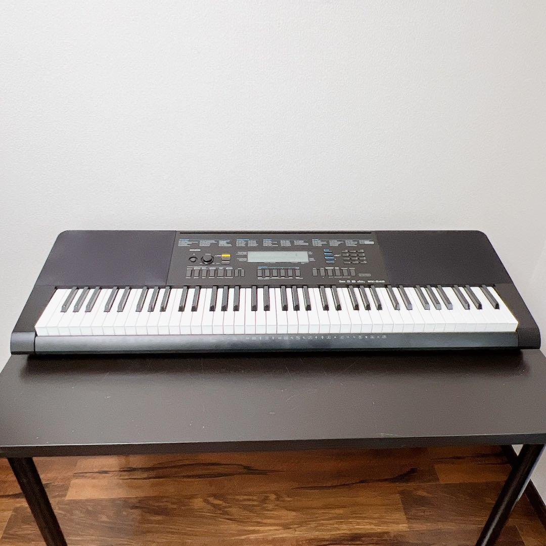 美品　CASIO 76鍵盤 電子キーボード WK-245 譜面表示 動作確認済