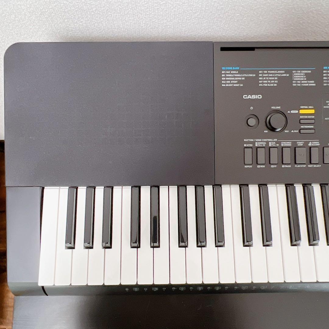 美品　CASIO 76鍵盤 電子キーボード WK-245 譜面表示 動作確認済