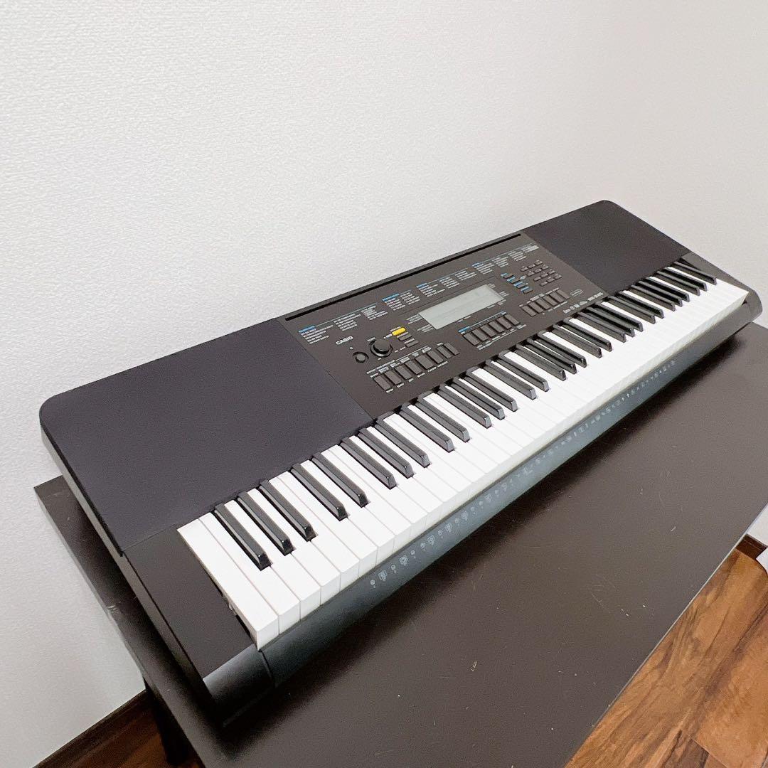 美品　CASIO 76鍵盤 電子キーボード WK-245 譜面表示 動作確認済