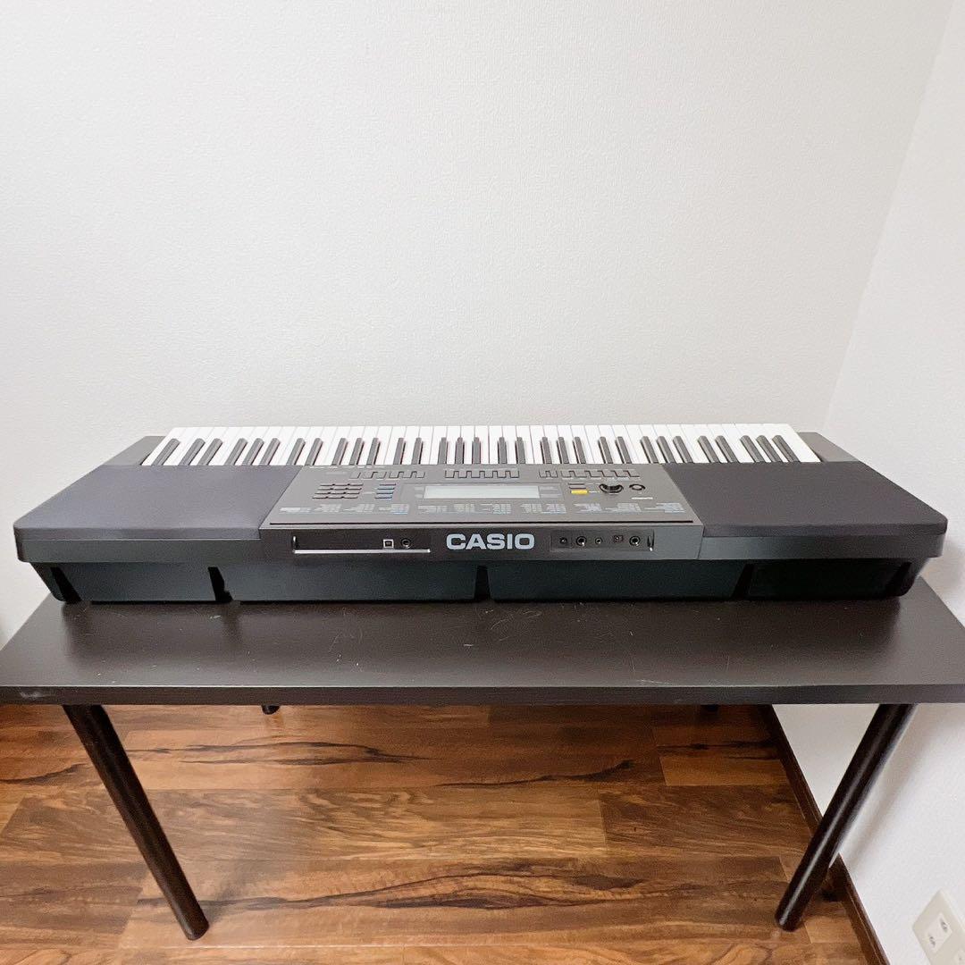 美品　CASIO 76鍵盤 電子キーボード WK-245 譜面表示 動作確認済