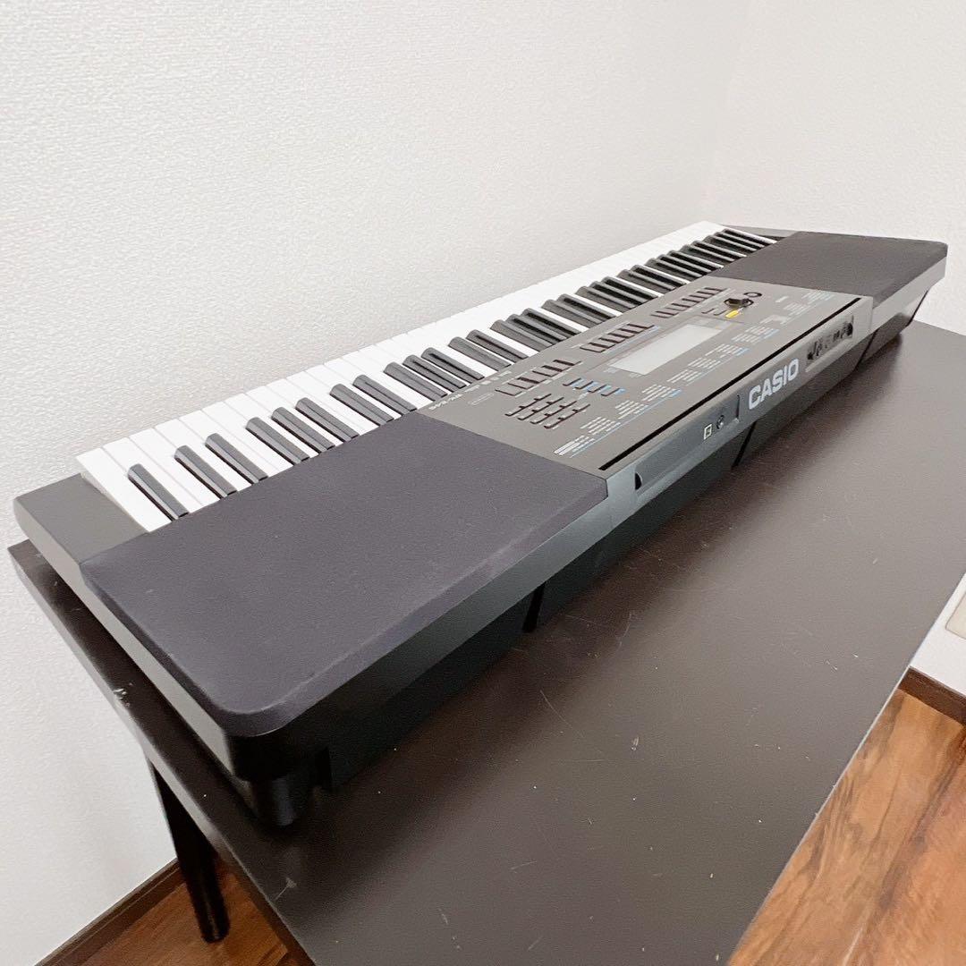 美品　CASIO 76鍵盤 電子キーボード WK-245 譜面表示 動作確認済
