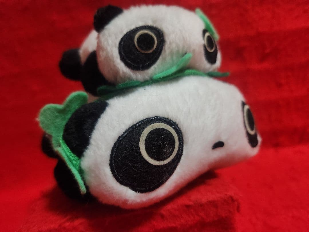 交渉中　たれぱんだ　クローバーぬいぐるみ　パンダ　平成
