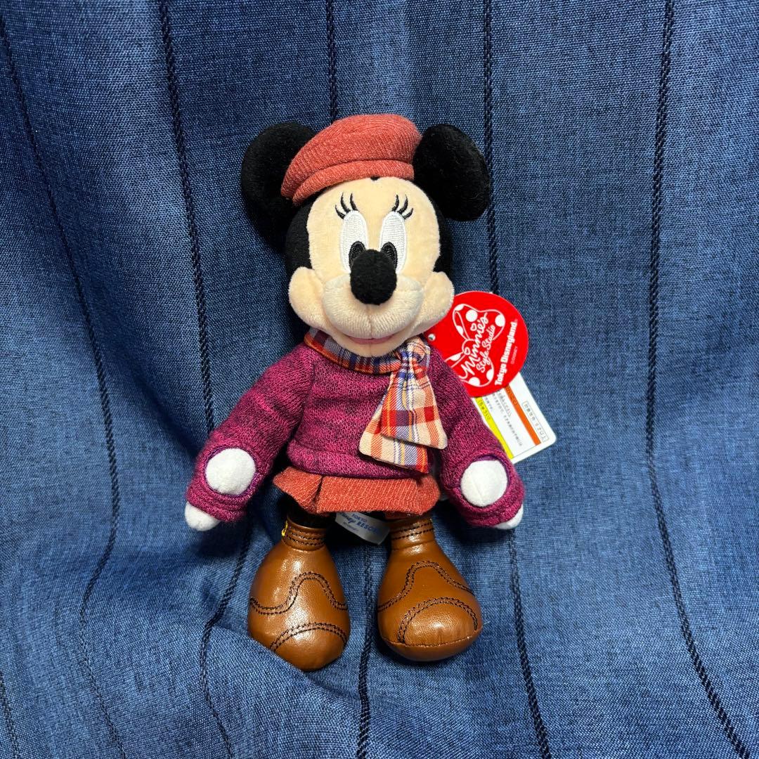 ミニー　ミニーのスタイルスタジオ　ぬいぐるみバッジ　春　夏　秋　冬