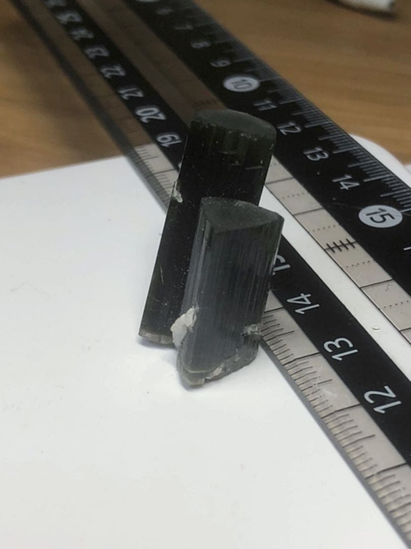 トルマリン原石 天然石 バイカラー