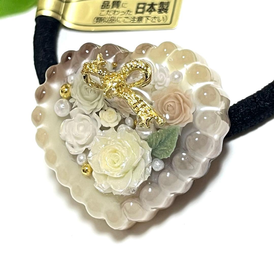 にゃこす(ΦωΦ)様お取り置きですＮｏ．366 薔薇 ハート レジン ペンダント