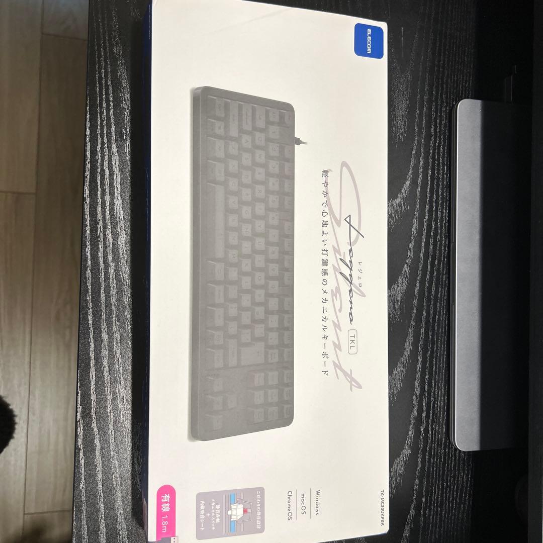 elecom leggero ブラック メカニカルキーボード 本体