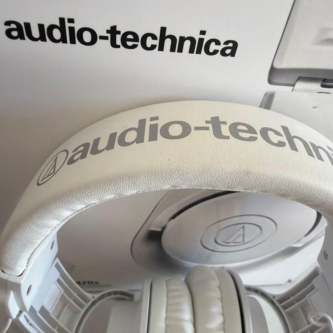 audio-technica M20x ホワイトヘッドホン 有線