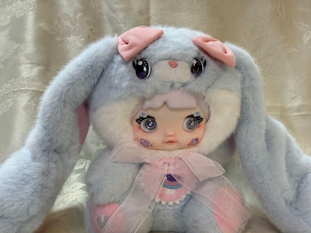 Nommi キノコ きのこ Mushroom Hat 水色 紫 ⑤