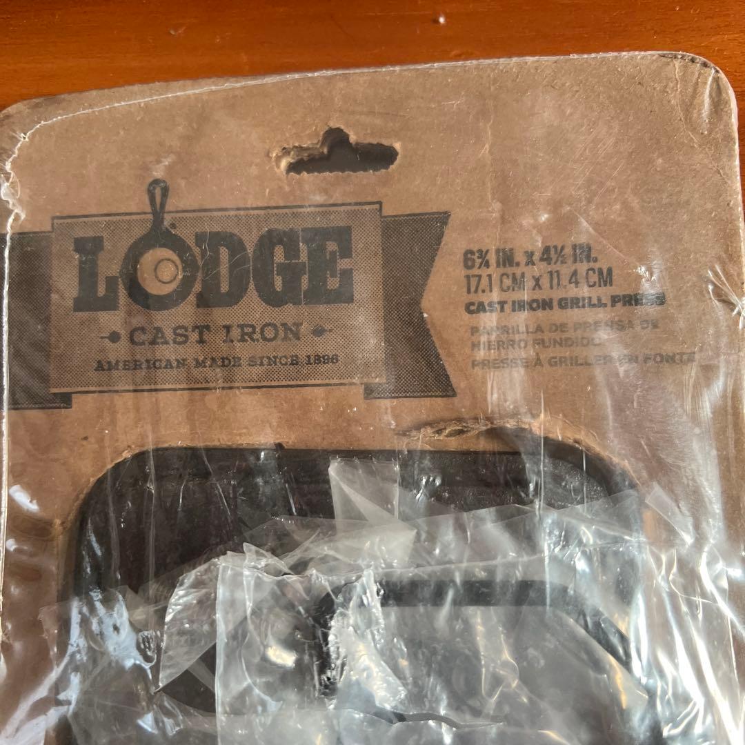Lodge Cast Iron Grill Press 6.5インチ