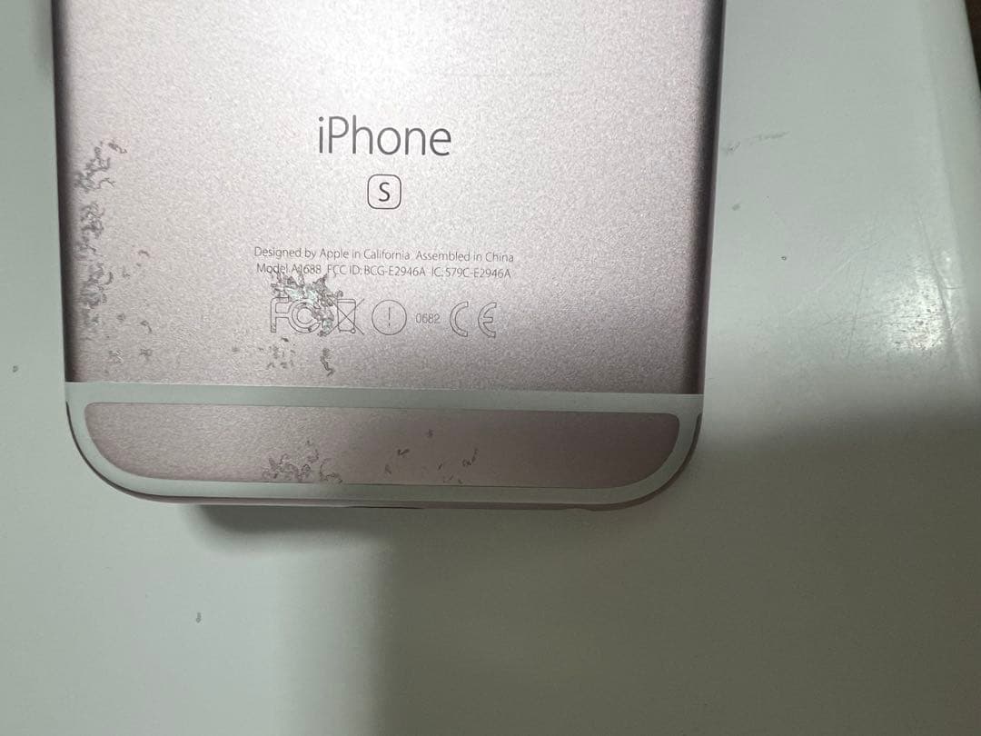 iPhone6s ローズゴールド simフリー
