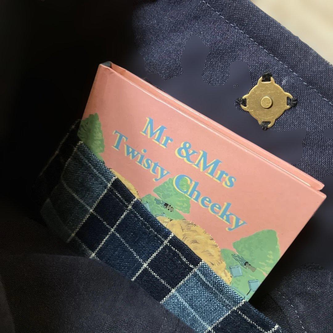 柿渋染め古布酒袋丹波布縞格子木綿藍染め庄内刺し子襤褸山葡萄2way手提げ➕ポーチ