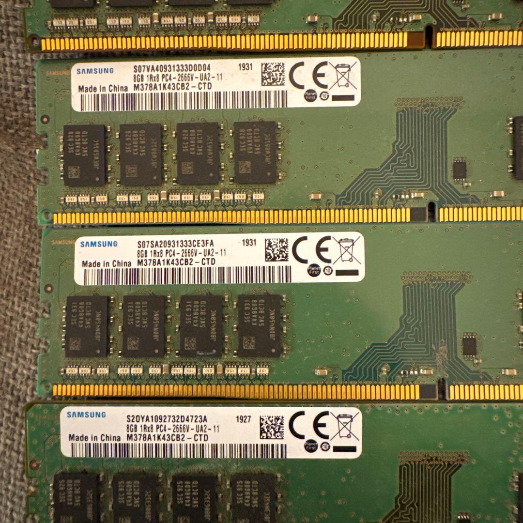 メモリー　8GB SAMSUNG 14枚