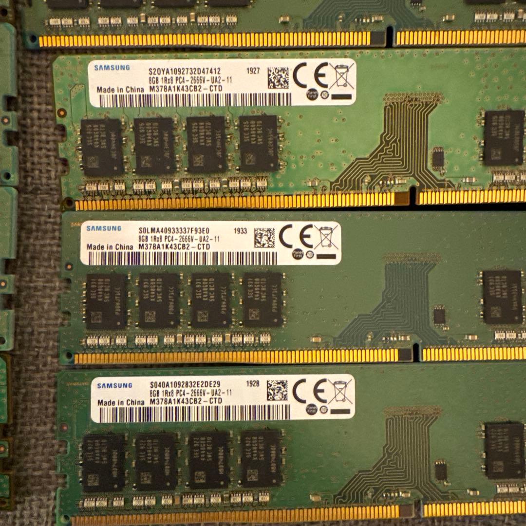 メモリー　8GB SAMSUNG 14枚