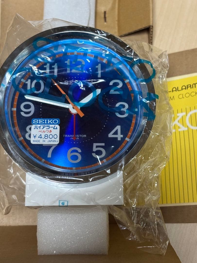 SEIKO セイコー トランジスタアラーム　服部時計店　新品　説明書付き
