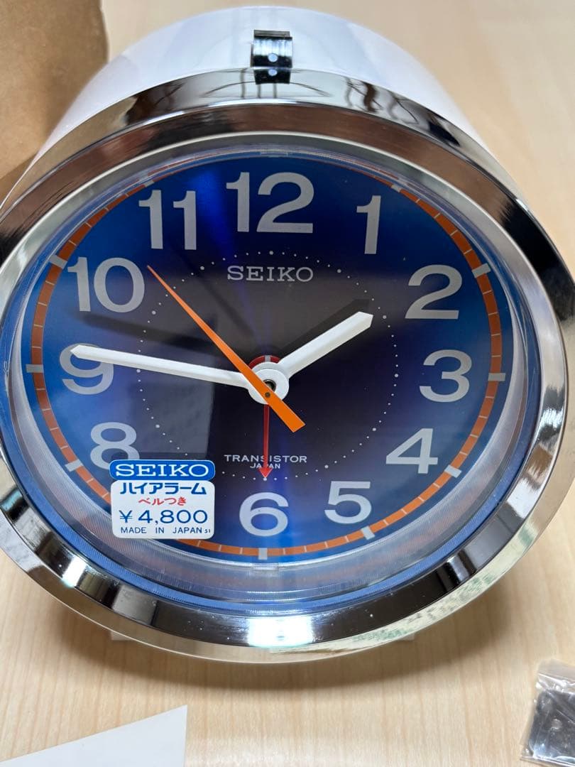 SEIKO セイコー トランジスタアラーム　服部時計店　新品　説明書付き