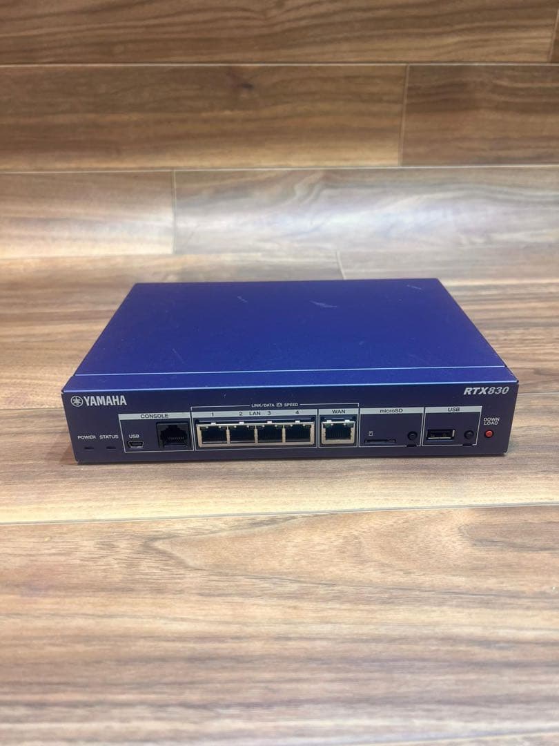 YAMAHA RTX830 ルーター 通電確認のみ 現状渡し