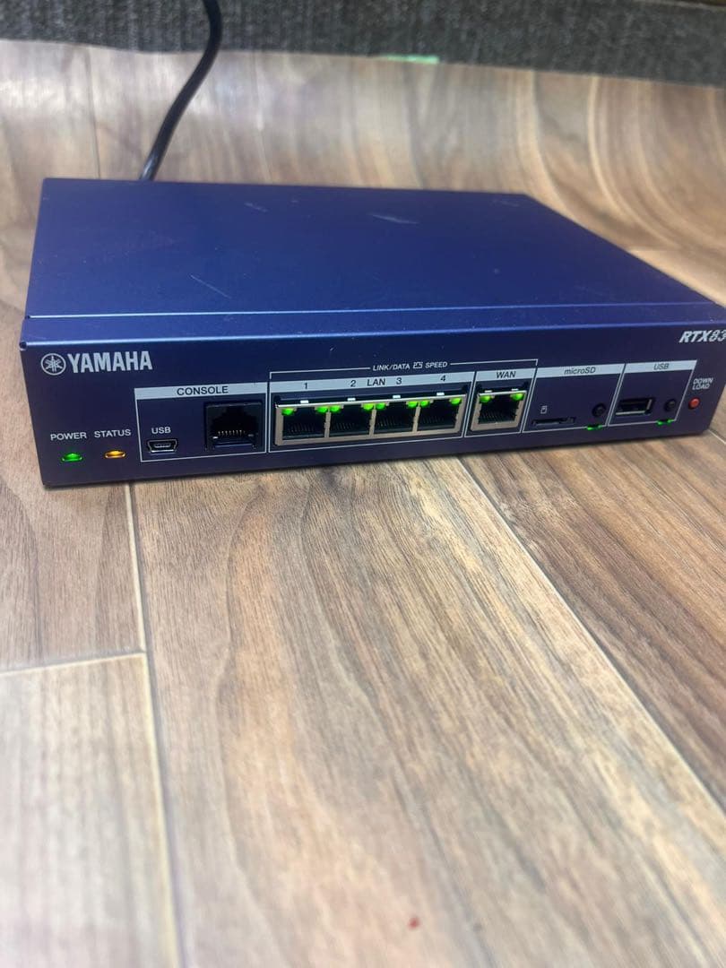 YAMAHA RTX830 ルーター 通電確認のみ 現状渡し
