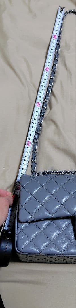 ひ*み様 ‎♡CHANEL♡ グレー キルティング バッグ✨美品✨