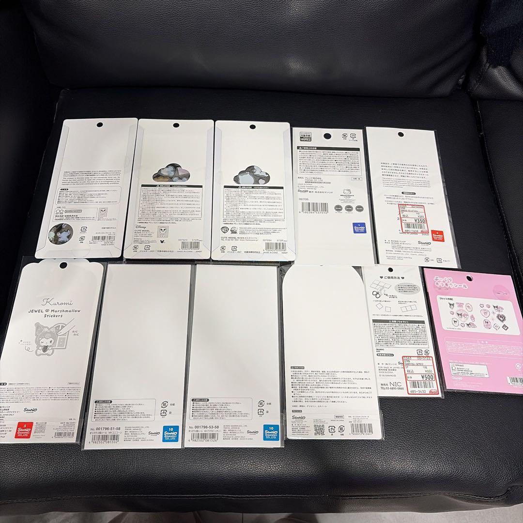 【即購入❌】プチドロップステッカー ウォーターシール すりガラス風シール等