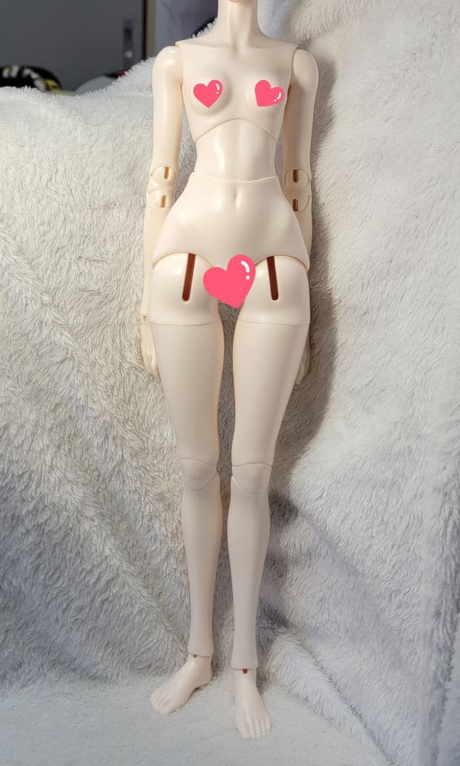 1/4 BJD 本体＋和柄退廃ドレスセット