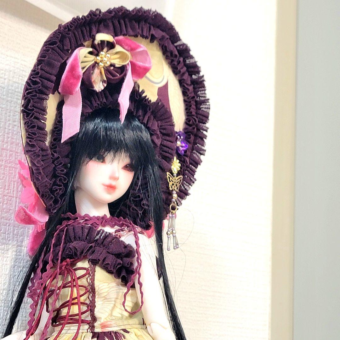 1/4 BJD 本体＋和柄退廃ドレスセット
