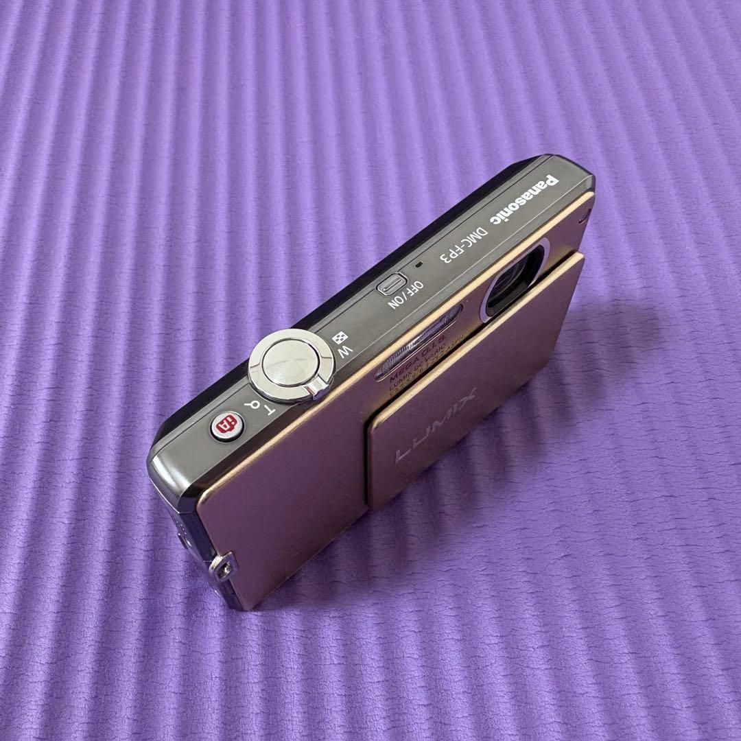 Panasonic LUMIX DMC-FP3 デジカメ ゴールド　SDカード付