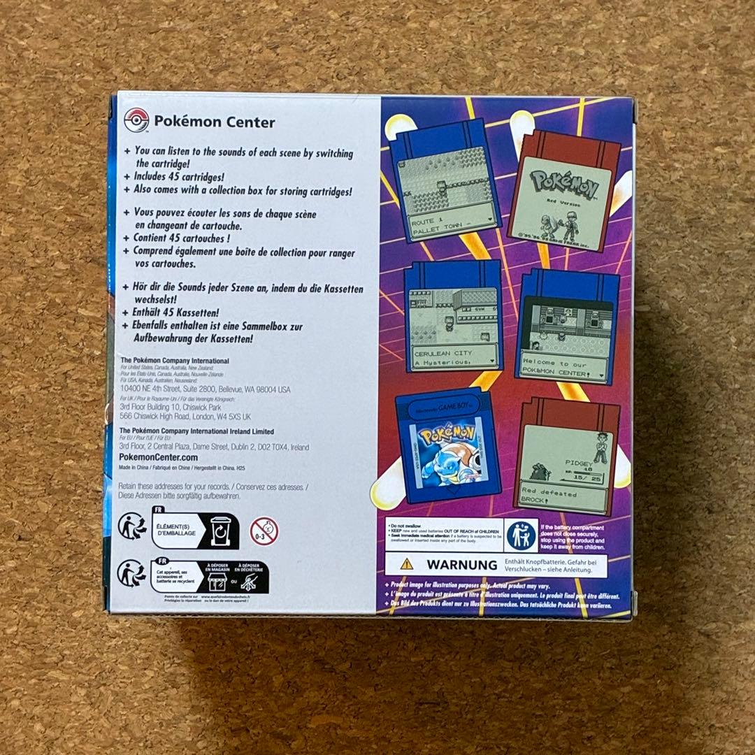 【新品未開封】海外版　GAME BOY JUKEBOX POKEMON