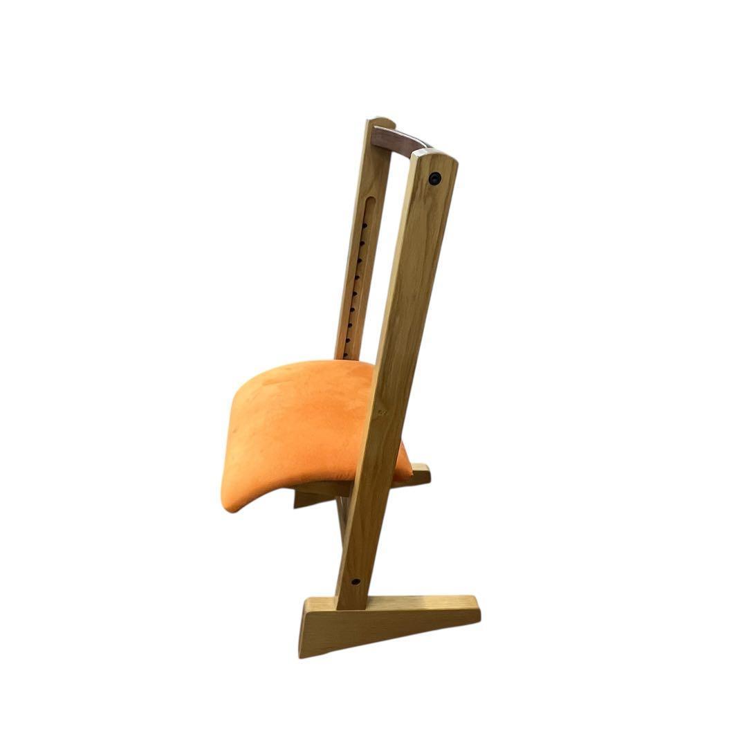 良品　匠工芸　パロットチェア　PARROT CHAIR スエード×オレンジ