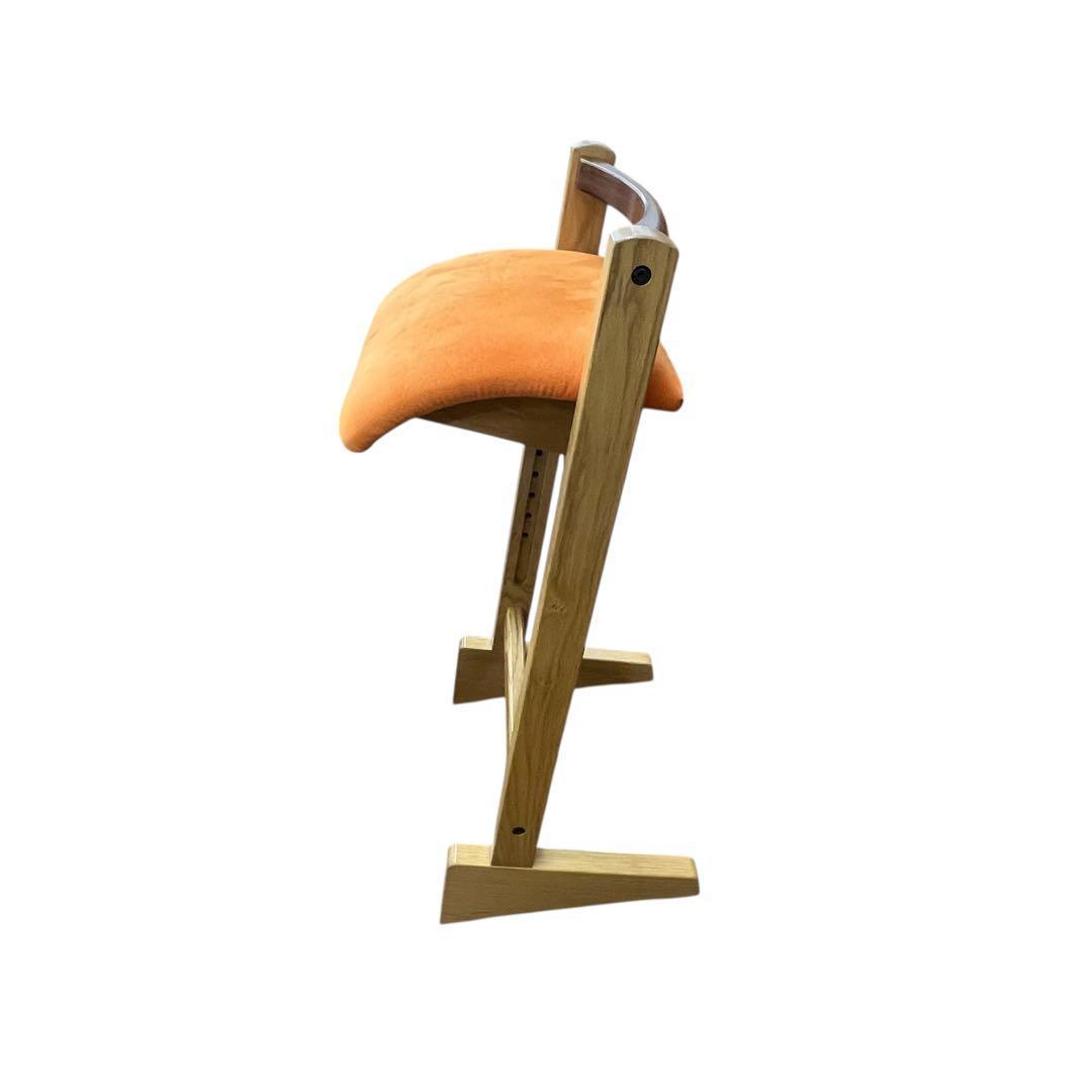 良品　匠工芸　パロットチェア　PARROT CHAIR スエード×オレンジ