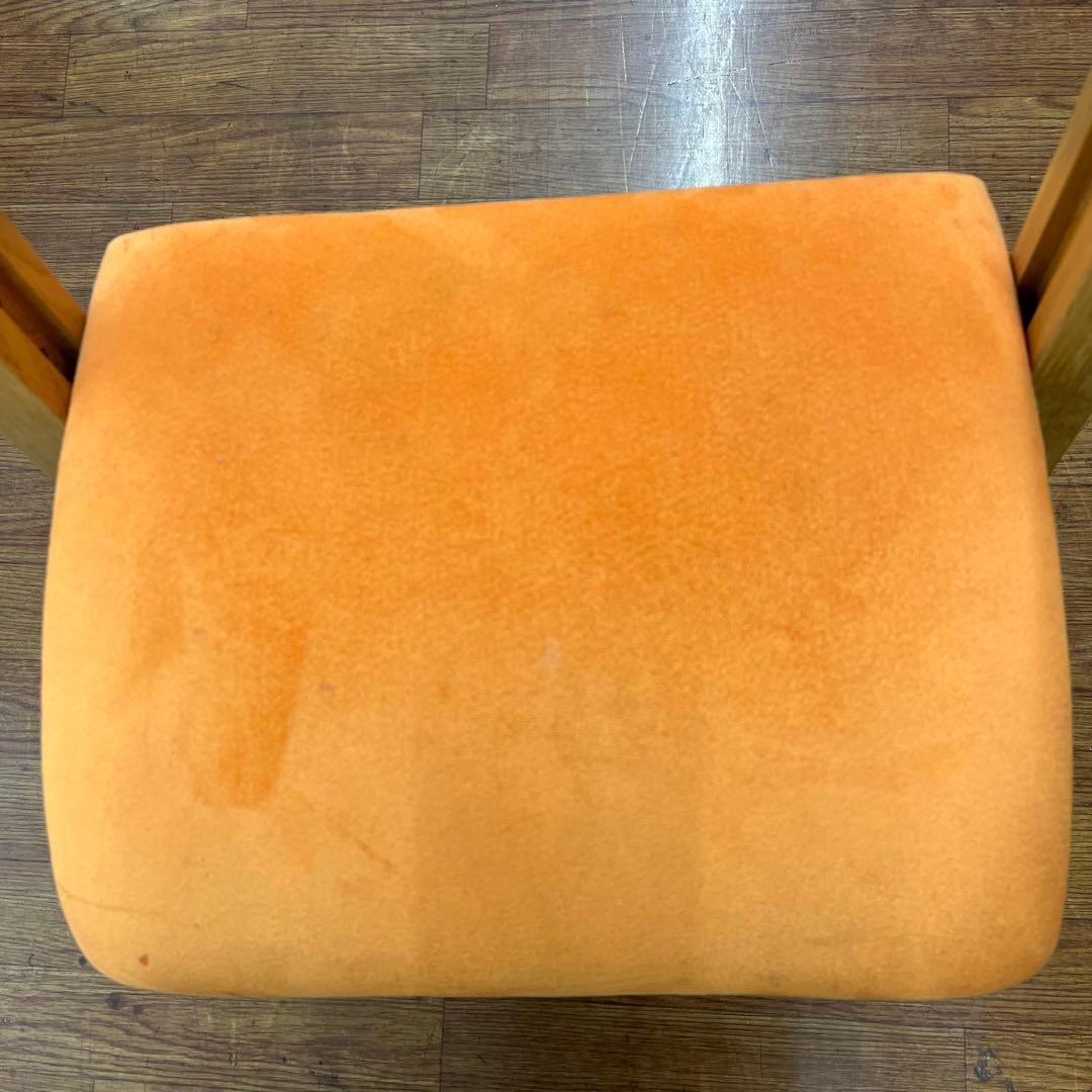 良品　匠工芸　パロットチェア　PARROT CHAIR スエード×オレンジ
