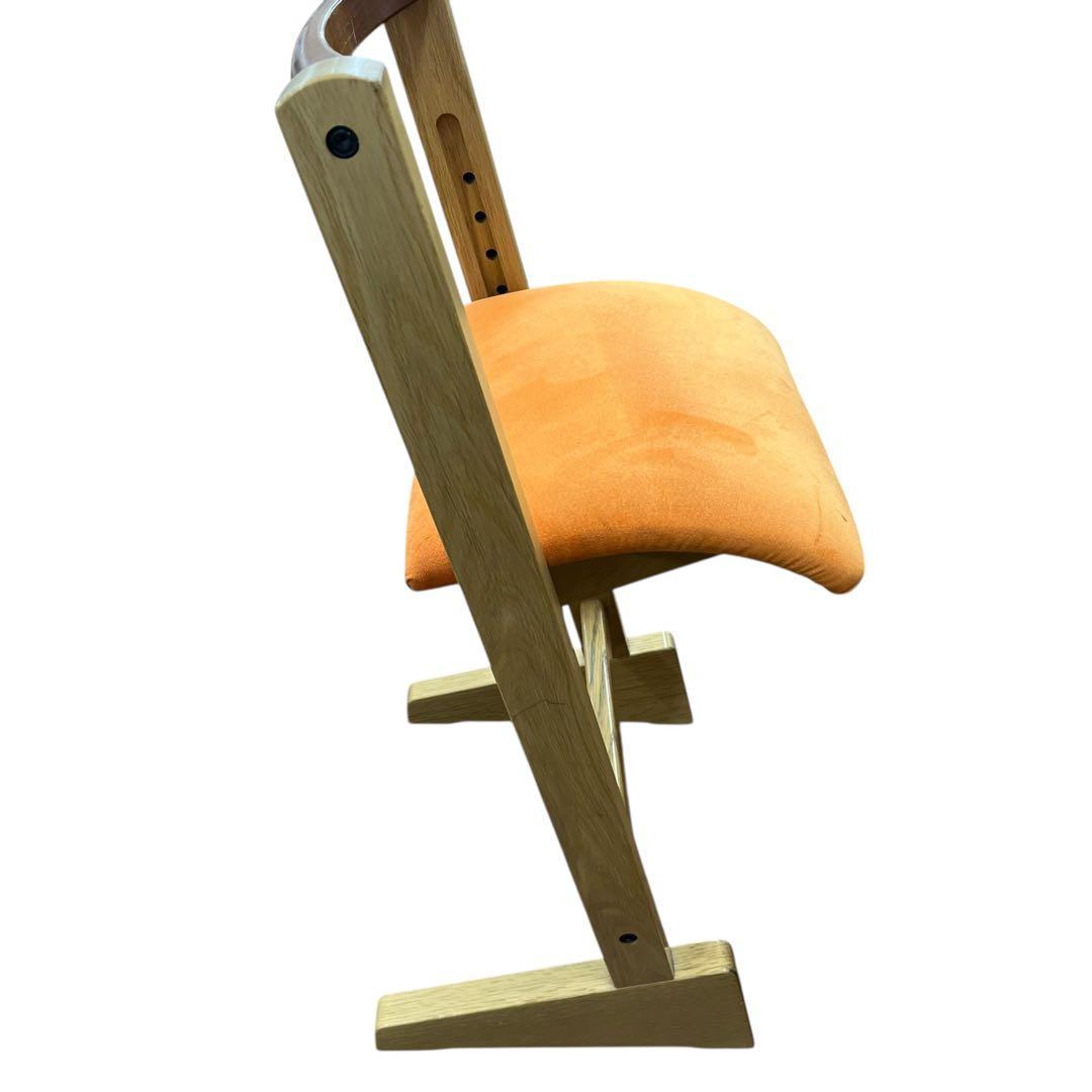 良品　匠工芸　パロットチェア　PARROT CHAIR スエード×オレンジ