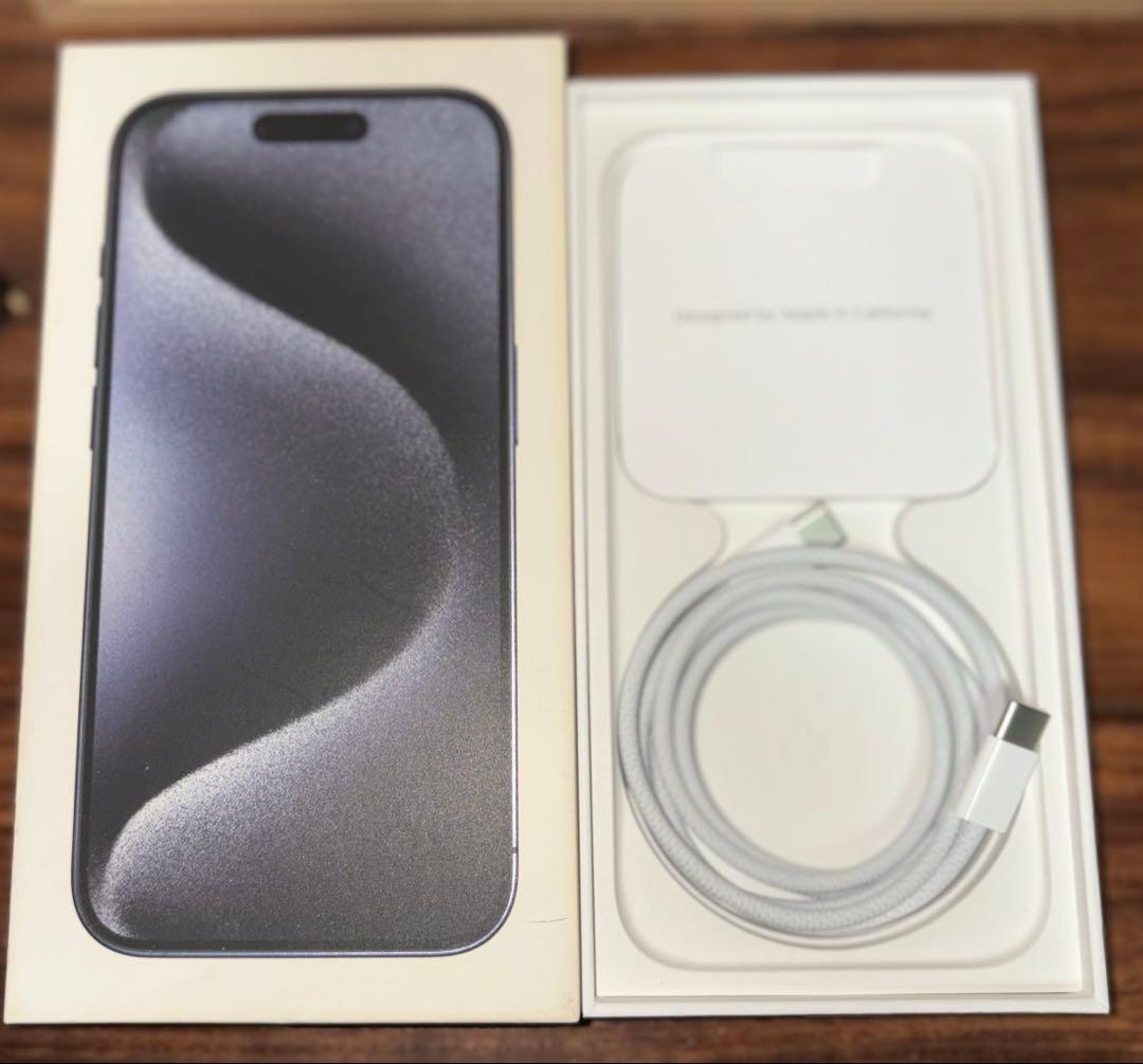 iPhone 15Pro 【256GB ブルーチタニウム】　simフリー