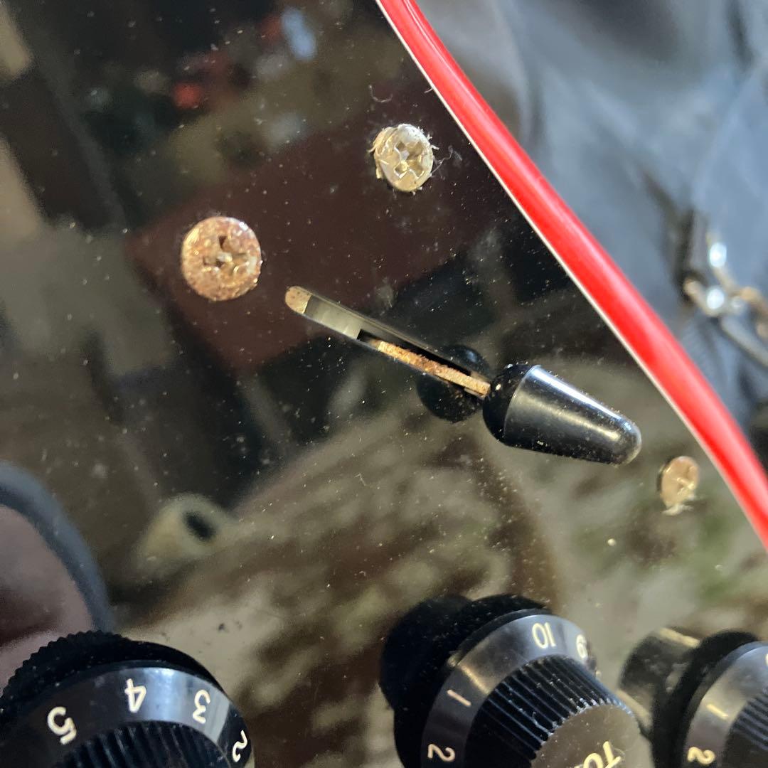 ⭐︎BUSKER'S 　エレキギター　レッド×ブラック　ケース付き