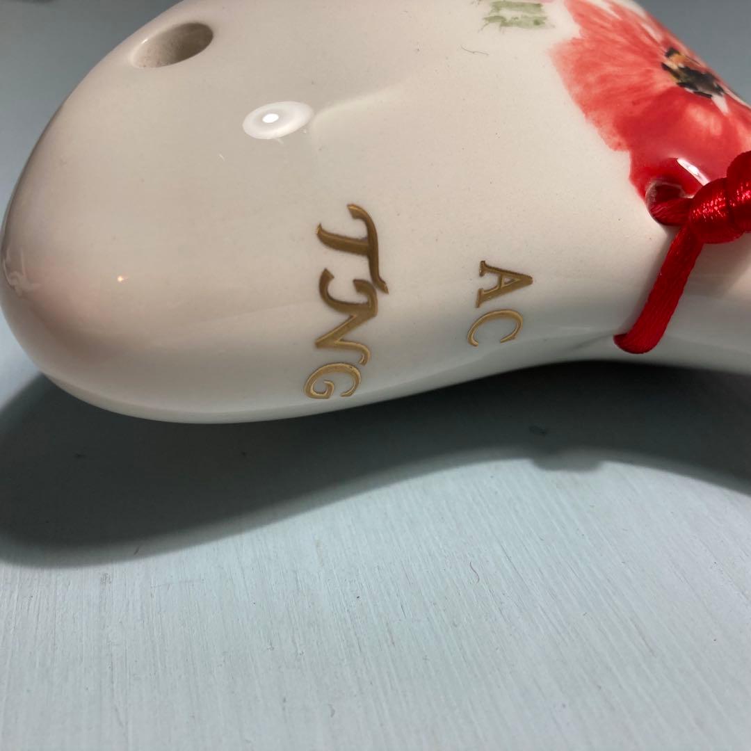 【新品未使用】TNGオカリナ シングル アルト C管 フラワー 菊の花