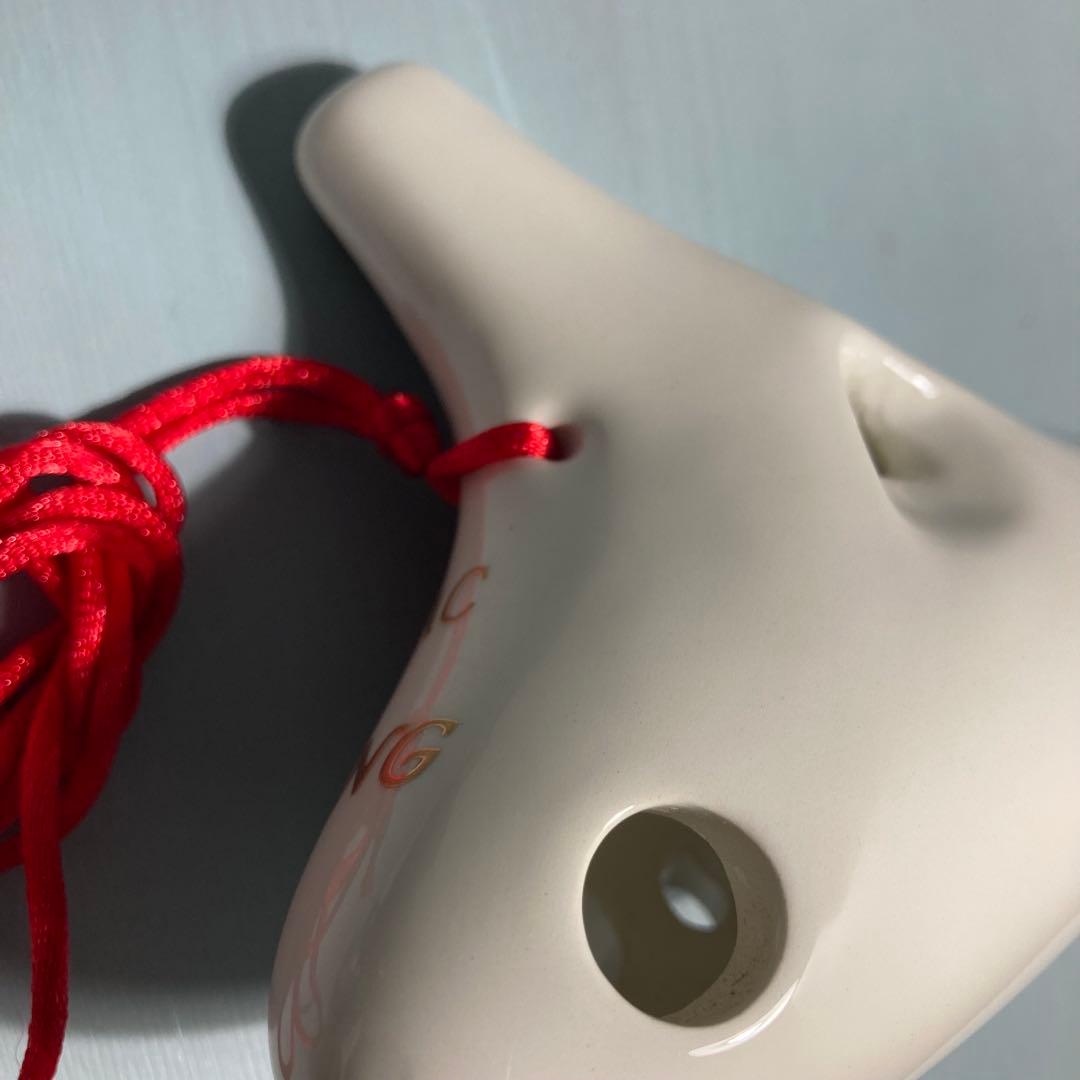 【新品未使用】TNGオカリナ シングル アルト C管 フラワー 菊の花