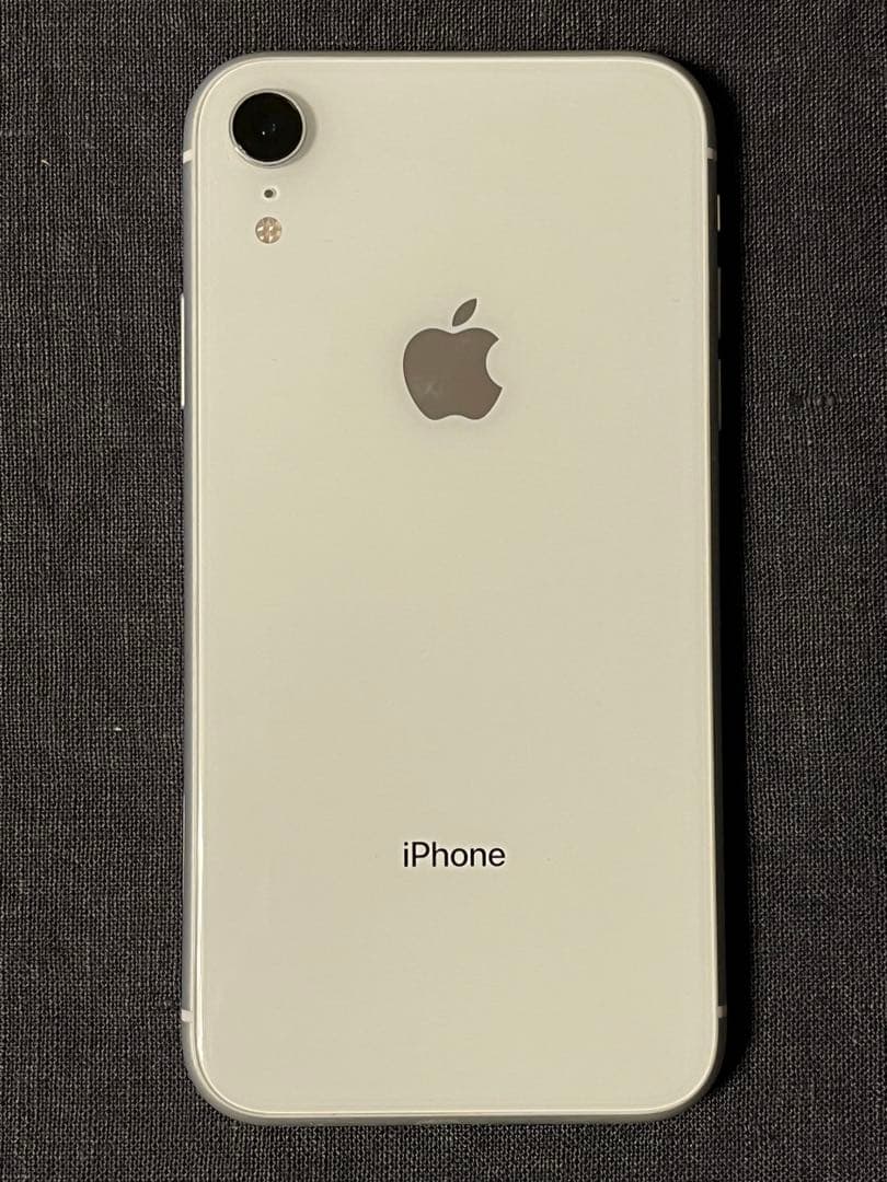 [美品] Apple iPhone XR ホワイト(白) 64GB