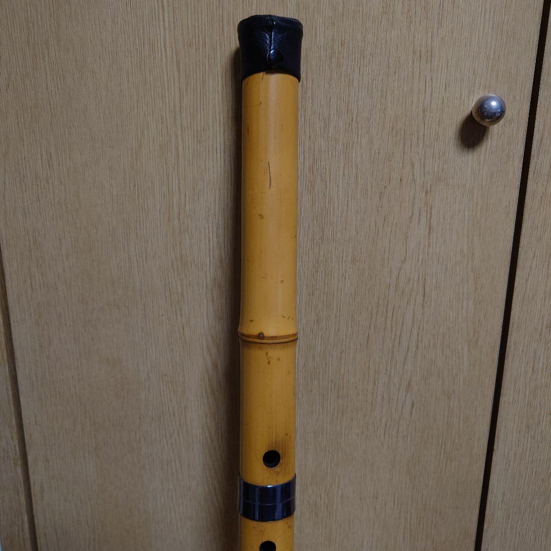 尺八 竹製 （1尺8寸 約54cm・中継ぎタイプ）専用ケース付き