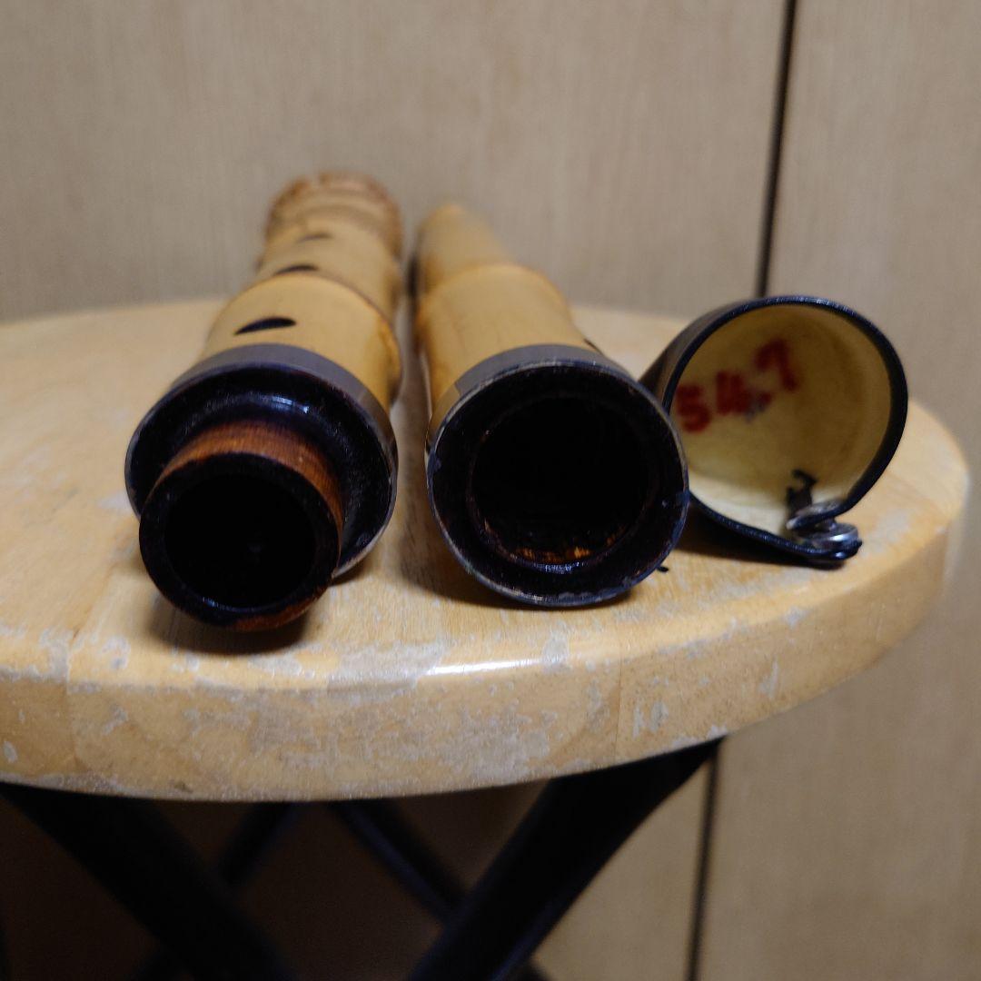 尺八 竹製 （1尺8寸 約54cm・中継ぎタイプ）専用ケース付き