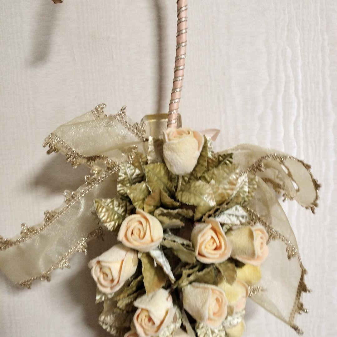 アートフラワー染花・小ばらのパラソル壁掛