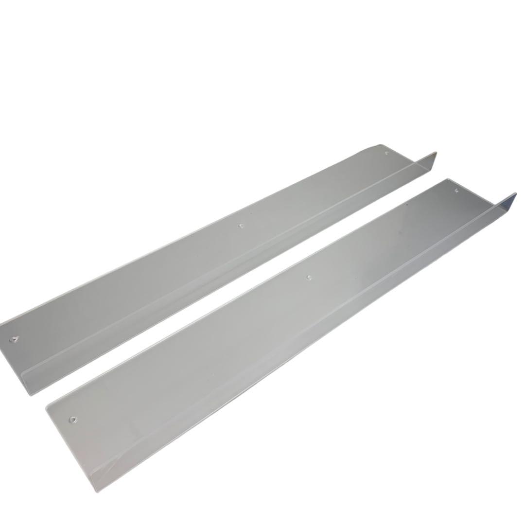 【開封・未使用】awliye マガジンラック 壁掛け 2個セット スタンド 透明