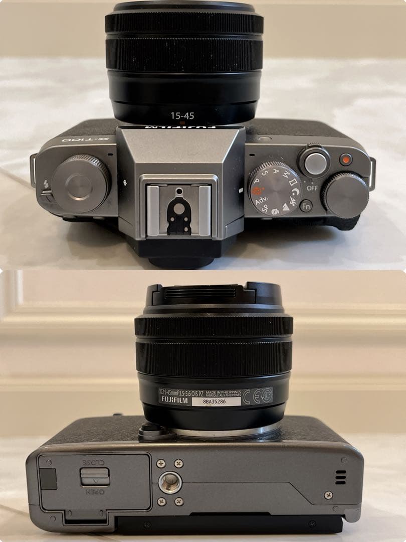 美品 FUJIFILM X-T100 コンパクト デジタルカメラ ミラーレス