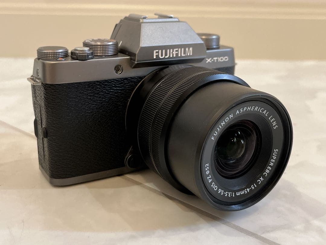美品 FUJIFILM X-T100 コンパクト デジタルカメラ ミラーレス