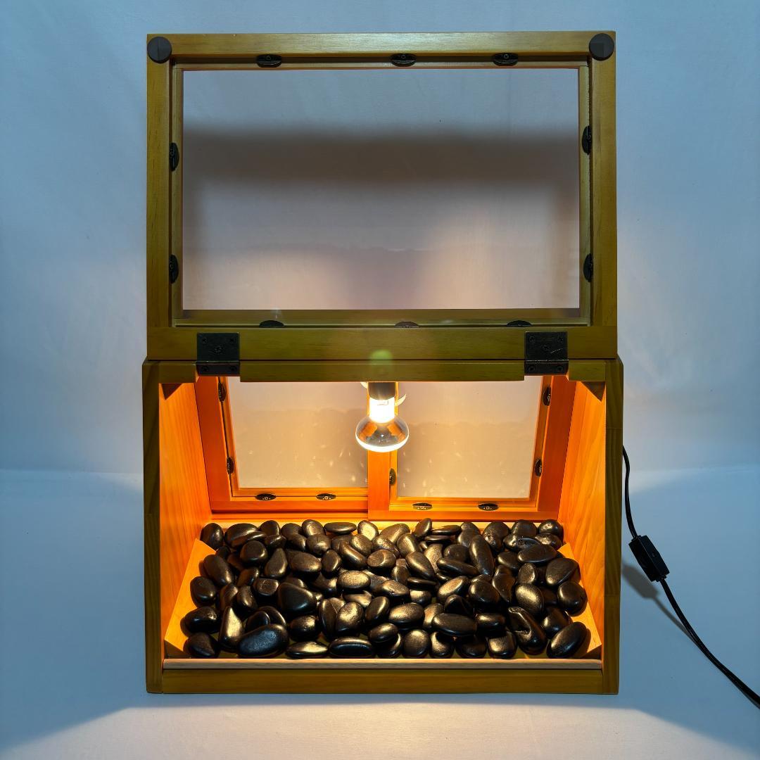 木製ホットショーケース 焼き芋保温ディスプレイケース【ナチュラル】