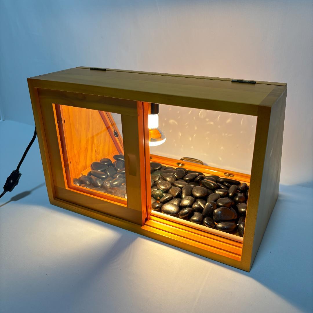 木製ホットショーケース 焼き芋保温ディスプレイケース【ナチュラル】