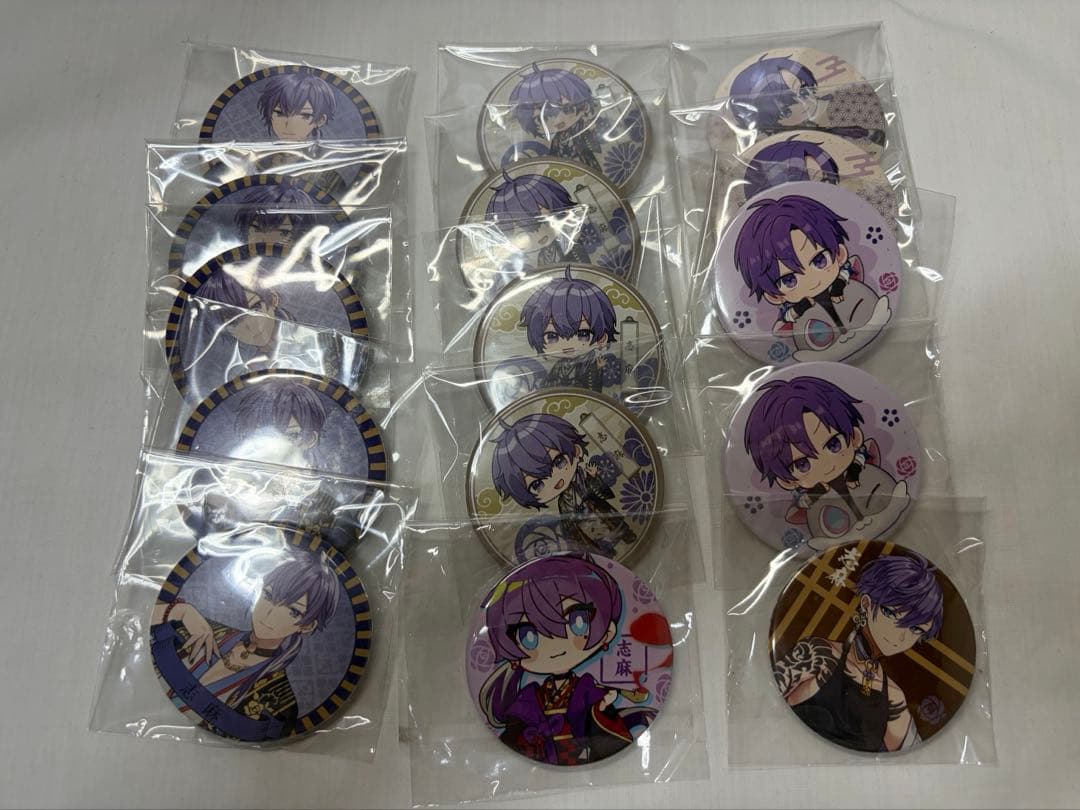 浦島坂田船 志麻 缶バッジ まとめ売り ホロ1点