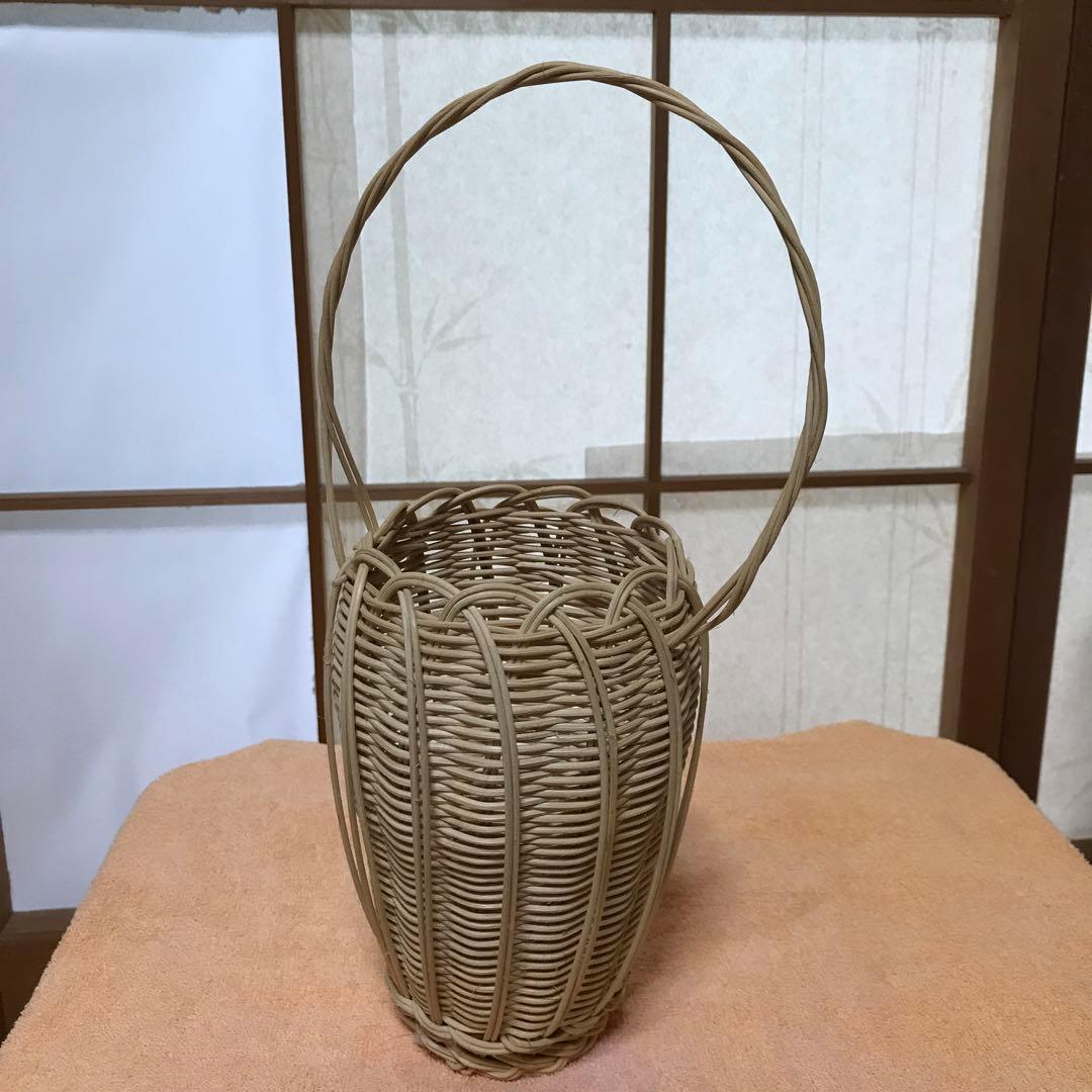 籐バスケット　美品レアな品
