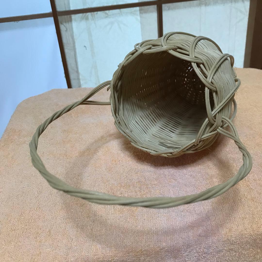 籐バスケット　美品レアな品