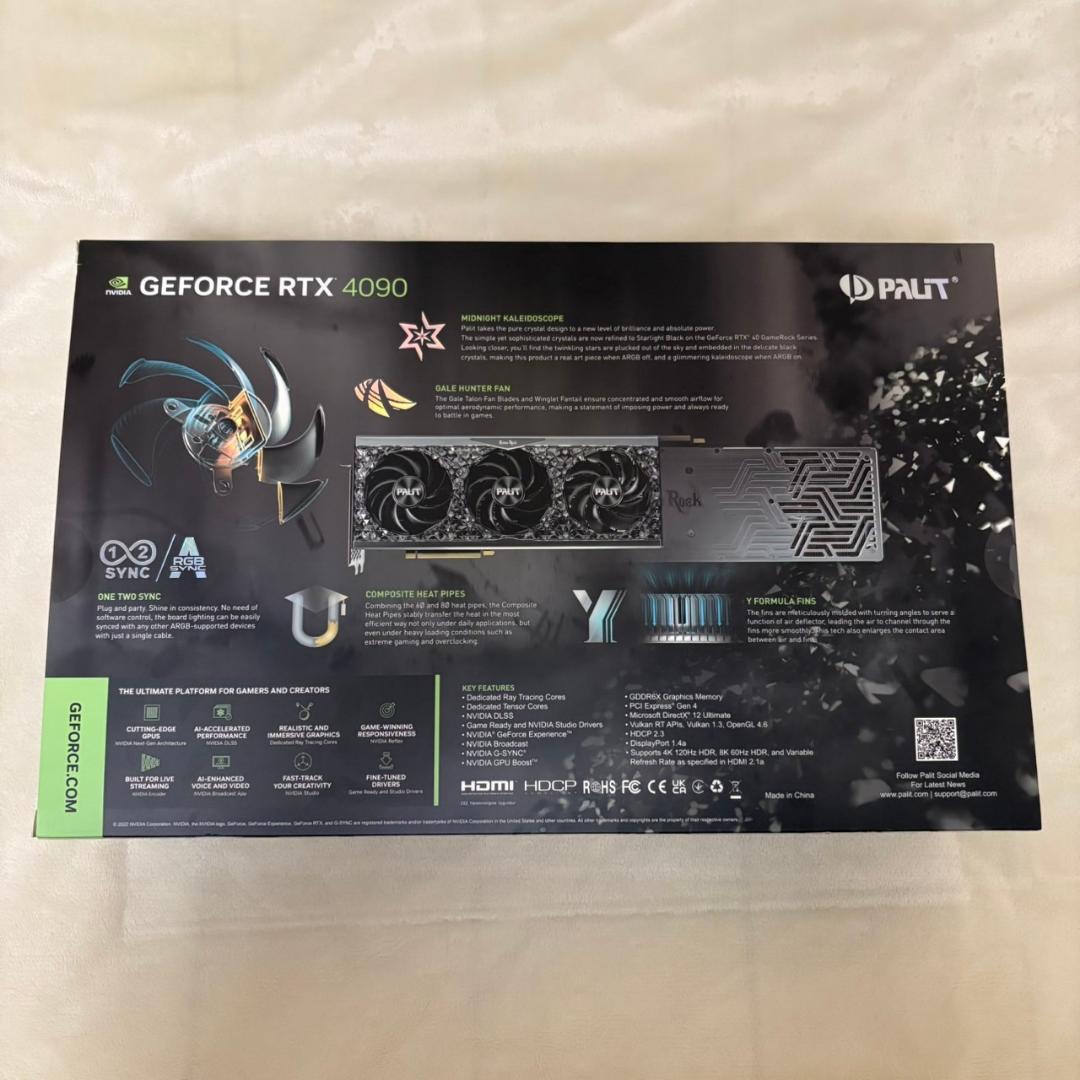 グラフィックボード・グラボ・ビデオカード RTX 4090 Palit GameRock 24GB