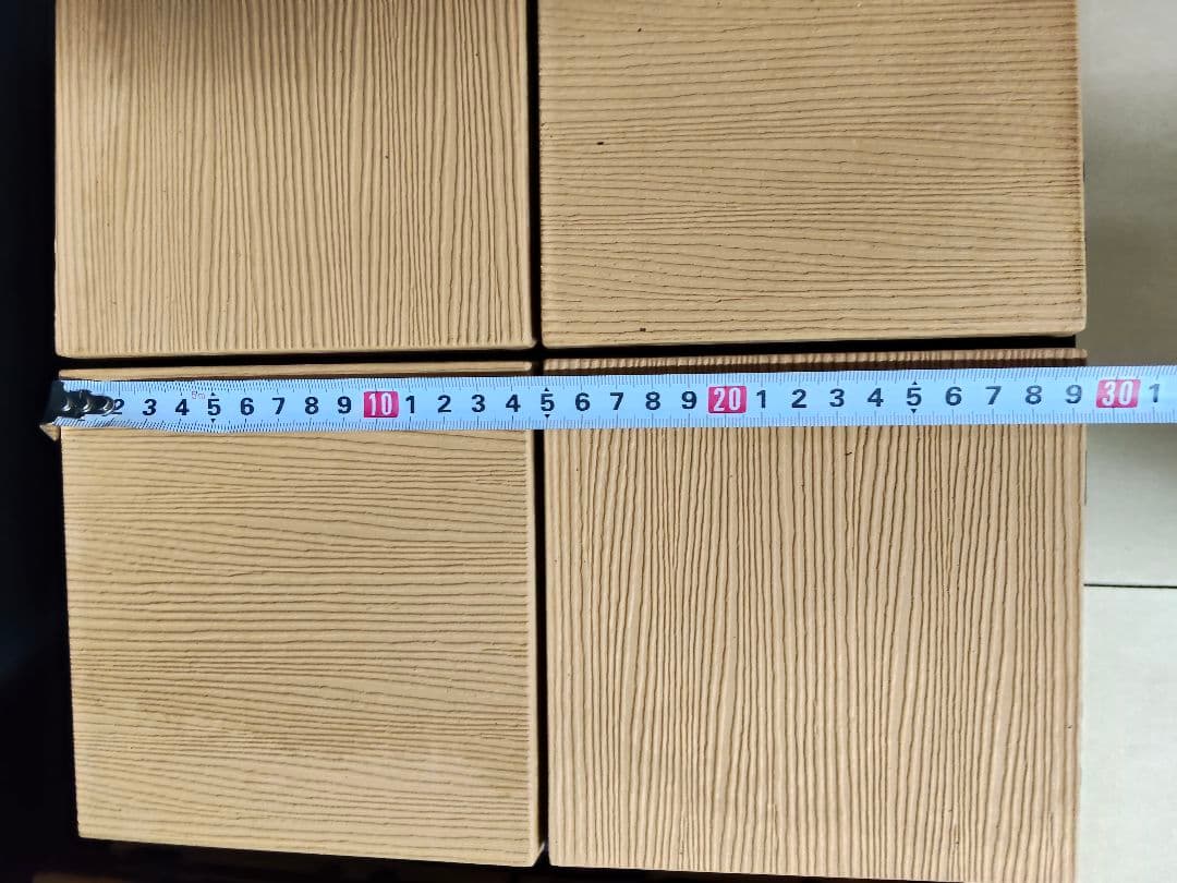 ウッドパネル ジョイントマット 合計46枚セット 正方形 長方形 ベランダ 2